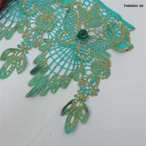 Bán Buôn 3D Hoa Bướm Thêu Ren Trims <span class=keywords><strong>New</strong></span> Phong Cách Dân tộc Tùy Chỉnh 15-35Cm Chiều Dài Rỗng Đầy Màu Sắc Thân Thiện Với Môi - Product Image 5