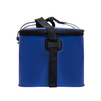 Boîte de rangement pliable et épaissie en EVA 20-25L, étanche, pour poissons vivants, multifonctionnelle, portable, pour la pêche