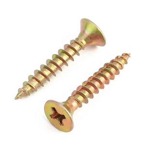 Vite Autofilettante in Metallo Zincato Giallo Din7505 di Alta Qualità, 40mm 3.5x50, Vite <span class=keywords><strong>per</strong></span> Truciolato 4x28mm - Product Image 2