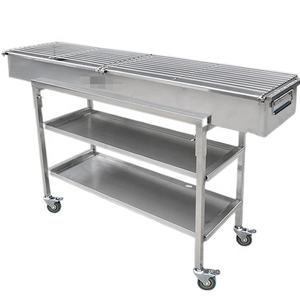 2021 גריל נייד תנור חיצוני גדול מתקפל קמפינג פחם ביתי פחמן תנור עיבוד מותאם אישית נירוסטה גריל - Product Image 1