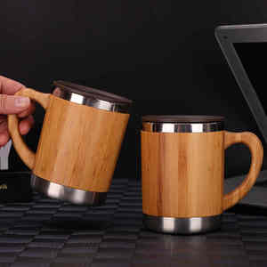 Tasse à café isotherme en métal pour le commerce international, avec poignée et couvercle, anti-fuite, cadeau d'affaires pour le bureau et la voiture - Product Image 4
