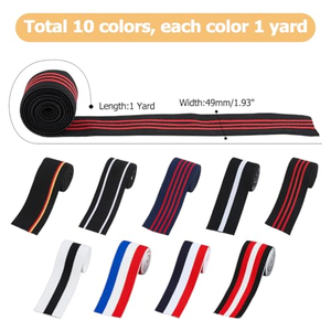 Bande élastique personnalisée avec logo, jacquard, spandex, nylon, GRS, ceinture élastique pour sous-vêtements masculins - Product Image 4