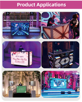 Cabina de DJ Portátil LED Pro XL con Marco LCD RGB para Escenario, Tamaño Personalizado, TV 3D para el Hogar, Bajo MOQ, en Venta