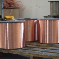 Fil de transmission aérien en cuivre massif plaqué aluminium (CCA) gainé PVC, économique, pour longue distance, sur bobine, personnalisable