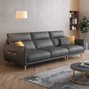 Elegante Divano Letto per Soggiorno e Appartamento, Divano Componibile Moderno con Legno Massello e Tessuto, Durevole e Confortevole - Product Image 3