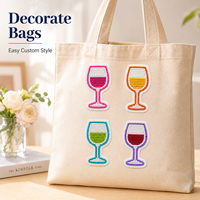 Patchs perlés personnalisés pour vestes, chapeaux, sacs, appliques en perles de rocaille pour verres à vin, accessoires de vêtements DIY, vente en gros