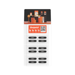OEM ODM 12 Ranuras Compartir Powerbank Estación Carga Máquina Expendedora <span class=keywords><strong>Banken</strong></span> Delen Van Macht Power Bank Máquina Expendedora 10 Pulgadas - Product Image 1