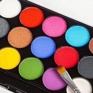 Professional 8-Color Non-Toxic Skin-Friendly Mineral Face/Body Painting Kit Halloween Cosplay Party <b>Makeup</b> Art Paints Supplies - Product Image 1