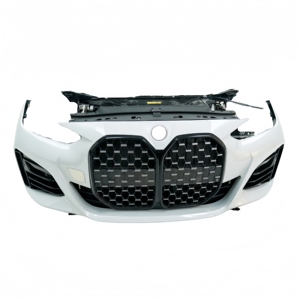 Pare-chocs avant M Sport d'<span class=keywords><strong>occasion</strong></span> de haute qualité avec radiateur et ventilateur de refroidissement pour <span class=keywords><strong>BMW</strong></span> Série 4 G26 <span class=keywords><strong>I4</strong></span> G26, ajustement universel - Product Image 1