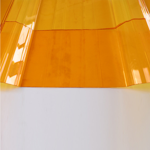Fabricant chinois de profilés de toiture, tôles en <span class=keywords><strong>polycarbonate</strong></span>, panneaux de serre en plastique ondulé - Product Image 1