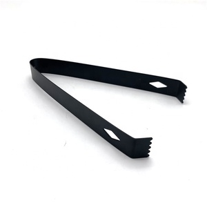 Chuyên nghiệp mini giá rẻ thép không gỉ Matte Đen mạ màu Thanh Nhà bếp khách sạn Câu Lạc Bộ quán cà phê nhà hàng <span class=keywords><strong>Ice</strong></span> <span class=keywords><strong>Cube</strong></span> thực phẩm tong - Product Image 1