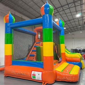 Château plein d'entrain coloré extérieur <span class=keywords><strong>de</strong></span> qualité marchande sautent le videur gonflable <span class=keywords><strong>de</strong></span> maison à <span class=keywords><strong>vendre</strong></span> - Product Image 5