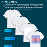Imprimante industrielle directe sur vêtement DTG Imprimante de t-shirt à 2 palettes Machine d'impression avec 4 têtes d'impression