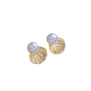 Accesorios de Plata S925 para DIY con Perlas, Cuentas de 5-7mm, Pendientes con Base Vacía, Modelo 22324, Joyería de Moda - Product Image 5