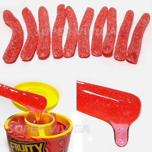 Bonbons les plus populaires, bonbons gélifiés acidulés à tremper, bâtonnets de bonbons gélifiés acidulés à tremper, gelée à tremper sucrée et acidulée, bonbons de confiserie - Product Image 4