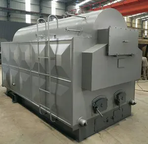 Caldeira de vapor de biomassa, concha de serra de arroz sólido horizontal de carvão vegetal