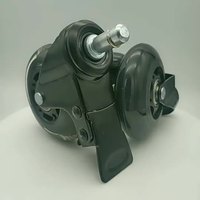 Roulettes silencieuses en plastique pour meubles, roulettes pivotantes de 35 mm pour chaise de bureau, déplacement facile, chariot de déménagement
