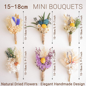 Mini <span class=keywords><strong>Bouquet</strong></span> de <span class=keywords><strong>Fleurs</strong></span> Séchées Lavande & Hortensia Présenté pour Cadeau, Mariage, Fête des Mères, Décoration - Fournisseur en Gros, Usine OEM - Product Image 4