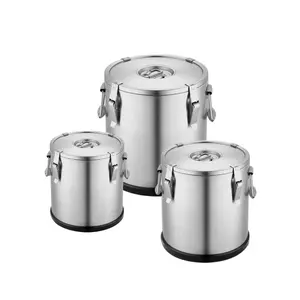 Commercial Stainless Steel Extra Large Kitchen Nonstick Cooking Pot Large Insulation Barrel For Restaurants