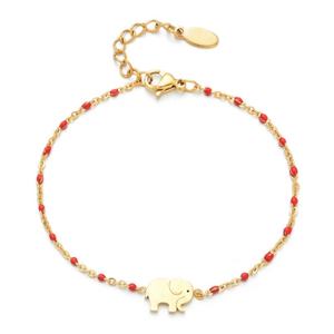 Pulseras de Elefante de Acero Inoxidable 316L con Baño de Oro de 14k y 18k, Estilo Bohemio, Lujosas, Bonitas y Resistentes al Deslustre, para Mujer - Product Image 6