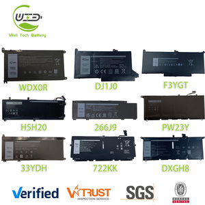 Batterie d'ordinateur portable WDXOR PW23Y DXGH8 H5H20 33YDH 266J9 722KK F3YGT DJ1J0 DJ1JO pour Dell Inspiron 7460 5567 XPS 9360 9380 9560 9300 - Product Image 1