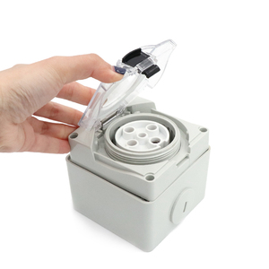 IP66 tiêu chuẩn Úc nguồn cung cấp điện 56so420 500V 20A 3P 4P 5p nước bằng chứng Nhựa công nghiệp Ổ cắm điện với bìa - Product Image 3