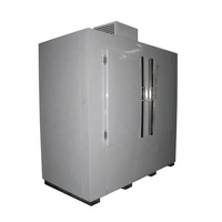 Al Aire Libre 2 puertas sólidas vertical personalizado comercial aislado Merchandiser Ice Bin