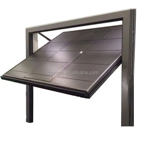 12 ft X 10 ft porta automatica leggera del <span class=keywords><strong>Garage</strong></span> resistente alle intemperie inclinabile in acciaio ad alta efficienza energetica porta del <span class=keywords><strong>Garage</strong></span> - Product Image 1