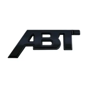 Großhandel kundenspezifisch personalisiert auto 3D stereo metall ABT aufnäher logo für audi volkswagen seitenkotflügel autoaufkleber