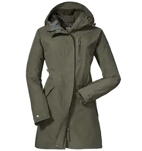 Women Fashion Long Rain Coat Outdoor Waterproof Breathable Jacket