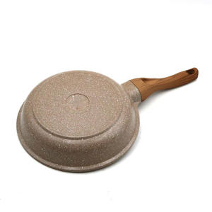 Poêle à frire et sauteuse classiques en <span class=keywords><strong>aluminium</strong></span> moulé sous pression, antiadhésives, avec long manche en plastique, <span class=keywords><strong>sans</strong></span> <span class=keywords><strong>PFOA</strong></span>, pour cuisinières à gaz et à induction - Product Image 5