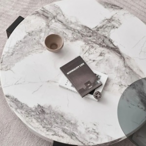Nordic <span class=keywords><strong>Round</strong></span> Marble Luxury Tea Modern Center Living Room <span class=keywords><strong>Table</strong></span> Basse Set Mesas De Centro Mesas para el hogar de la sala de estar