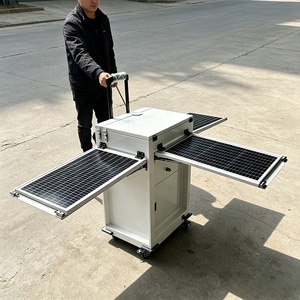 Torre de CCTV Solar Móvil con Certificación CE, Sistema de Energía Fuera de la Red, Impermeable, para Exteriores, para Construcción - Product Image 3