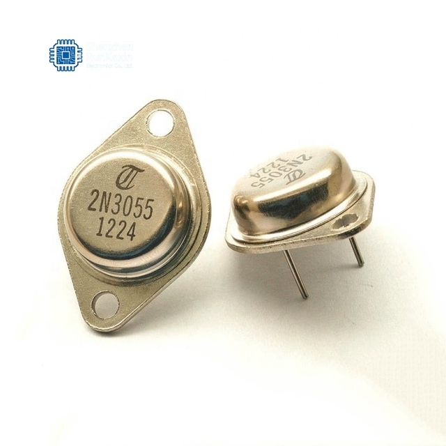 Original 115W 2N3055 NPN Bipolar Transistor 60V 15A High Performance