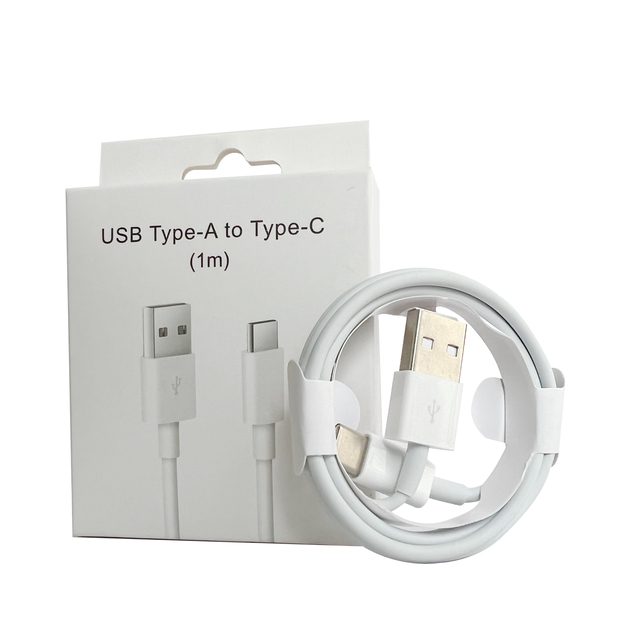 1M USB-C Car Charger Cable 2A Fast Charging with Data Transfer for Computer and Mobile Devices Pure Copper
