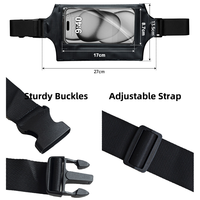 Haute qualité étanche Sports sous-marins Certification IPX8 étanche écran tactile Fanny Pack téléphone portable stockage taille sac