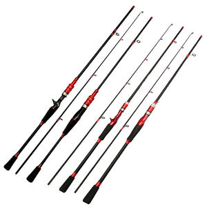 مصنع الجملة إغراء الكربون قضيب تعديل متوسط مستقيم/مقبض بندقية الخشب الكارب المحيط الشاطئ مجموعة كاملة - Product Image 1