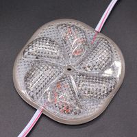 Module LED RVB Flash Chaud DC12V 3W 2835 Étanche 18 LED Multicolore R/G/B/P/Y pour Décoration Automobile