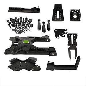 Kit di supporto per pneumatici per 2007 2017 Wrangler Jk illimitata per carichi pesanti porta ruote di scorta Rack montaggio trasferimento - Product Image 2