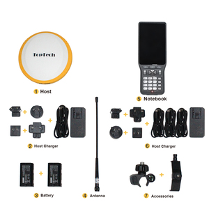 TopTech TK300 GNSS RTK |   Diseño Ligero y Portátil, 1408 Canales, Soporte Multi-idioma - Product Image 1