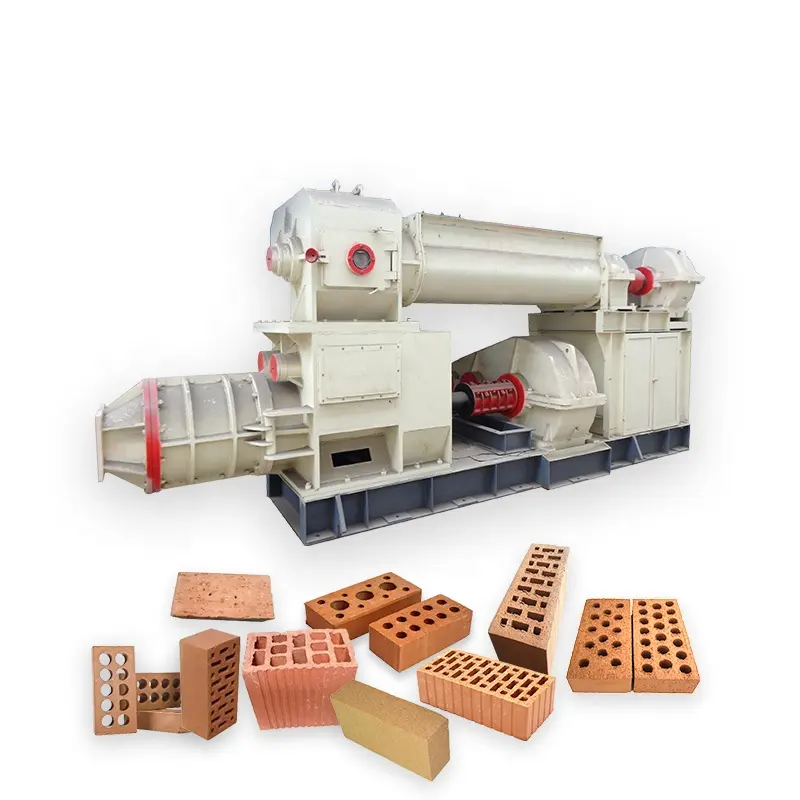 JKB Series Combined Double Stage Vacuum Extruder For Hard Plastic Extrusion Of Ga ngue Brick And Shale Brick