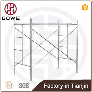 Thiết kế công nghiệp mạ kẽm h-khung thép nặng giai đoạn nhanh giàn giáo cho ứng dụng khách sạn - Product Image 5