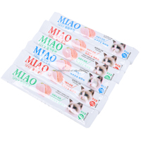 Bâtonnets nutritifs riches en protéines pour chats 15g – Friandises humides saines pour l'entraînement des animaux de compagnie