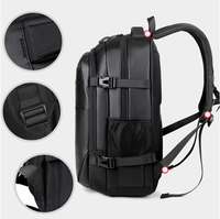 Sac à dos pour ordinateur portable de voyage en plein air de haute qualité avec logo personnalisé, unisexe, imperméable, en cuir PU, fermeture éclair, 15 pouces, sacs pour ordinateur portable pour étudiants