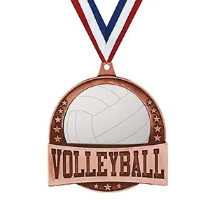 Medalhas personalizadas baratas de voleibol, medalhas de metal esportivas personalizadas, medalhas de desafio para moedas, medalhas aa, medalhas personalizadas para artesanato em metal