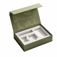 Boîtes cadeaux de luxe écologiques imprimées sur mesure, matériaux recyclés, structure rigide, impression quadricolore pour artisanat