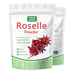 100% doğal saf kurutulmuş hatmi çiçeği özü minyatür ebegümeci Sabdariffa Roselle toz bitki özü - Product Image 1