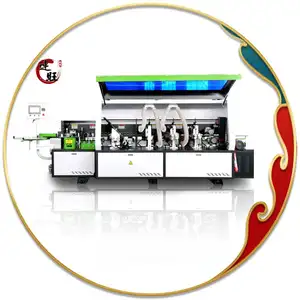 QDLW-368 Six Functions Automatic PVC MDF Edge Banding Machine Automatic Edge Bander Machine
