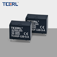 Relais de puissance miniature 12V DC 20A 4 broches SPST-NO JQX-102F pour climatiseur et CVC (Tc102f-12d-s-a)