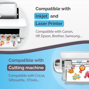 Vinyl Printable PP Waterproof Self-adhesive Glossy Matte Decal Inkjet Laser <strong>Printer</strong> A4 Label <strong>Sticker</strong> Grocery Use - Product Image 4